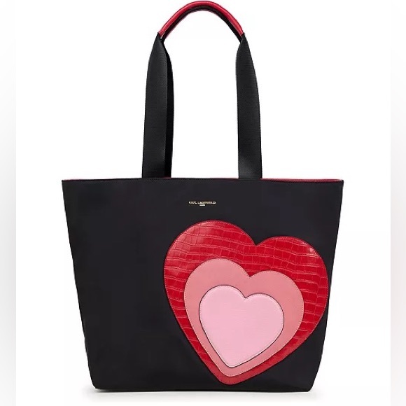 KARL LAGERFELD PARIS Amour Tote NWT - Picture 1 of 9